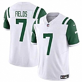 Men & Women & Youth New York Jets #7 Justin Fields White 2025 F.U.S.E. Classic Alternate Vapor Untouchable Limited Stitched Jersey,baseball caps,new era cap wholesale,wholesale hats